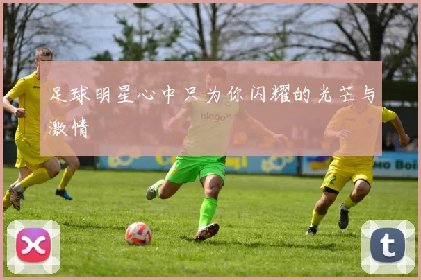 足球明星心中只为你闪耀的光芒与激情
