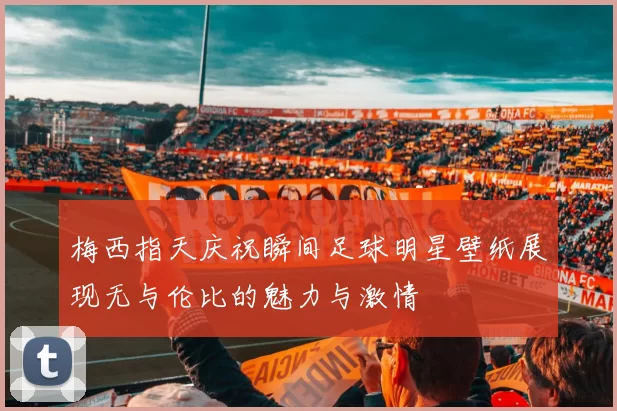 梅西指天庆祝瞬间足球明星壁纸展现无与伦比的魅力与激情