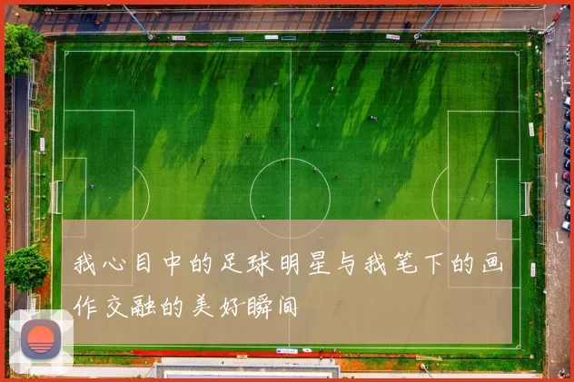 我心目中的足球明星与我笔下的画作交融的美好瞬间