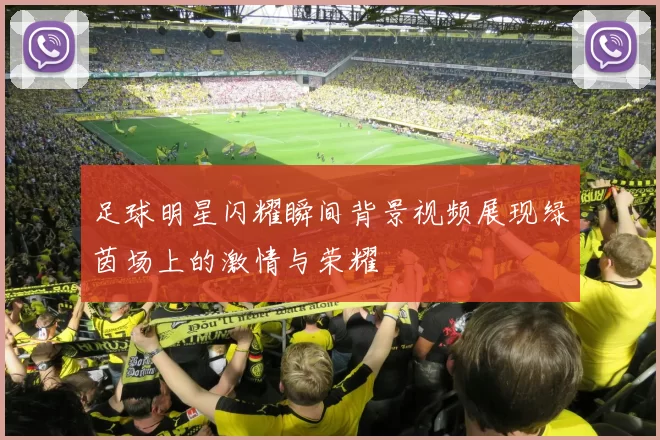 足球明星闪耀瞬间背景视频展现绿茵场上的激情与荣耀